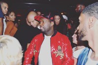 Rapper 50 Cent at his premiere party for 50 Central. Photo taken by Sandoval.